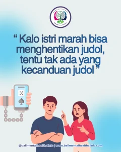 Kalo istri marah bisa menghentikan judol, tentu tak ada yang kecanduan judol. – BMHC